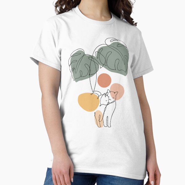 Aperçu de l'œuvre Chat et plante 36 créée et vendue par ilovedoodle.