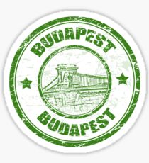 Budapest, Hungary Travel Destination Sticker