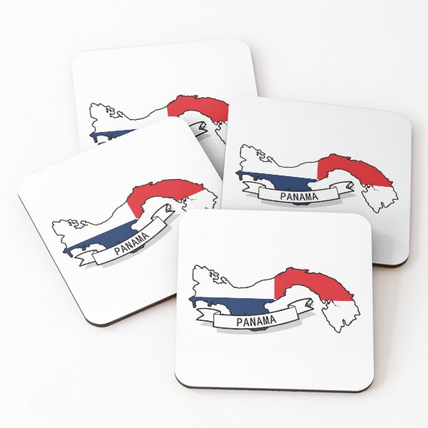 Item preview, Panama Flag Map designed and sold by Koi-Art.