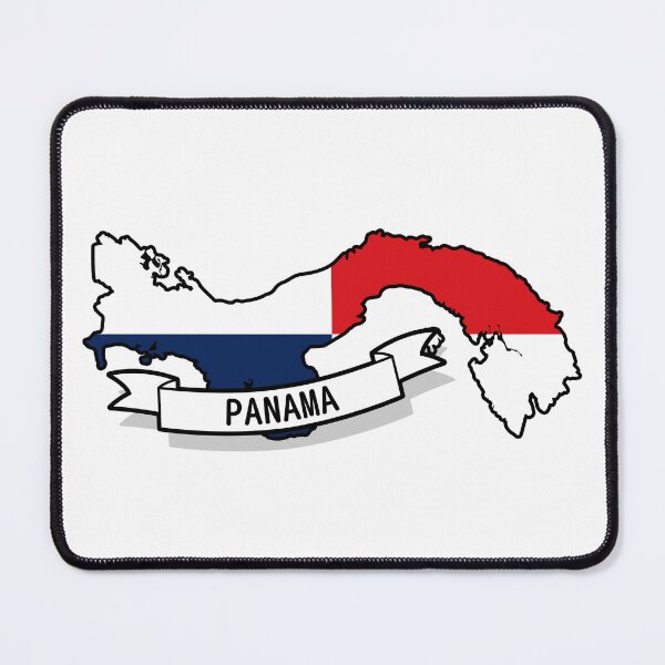 Item preview, Panama Flag Map designed and sold by Koi-Art.