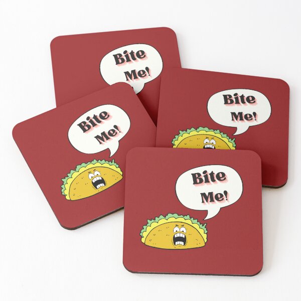 Item preview, Bite Me - Funny Taco Tuesday designed and sold by BeebsAndNugget.