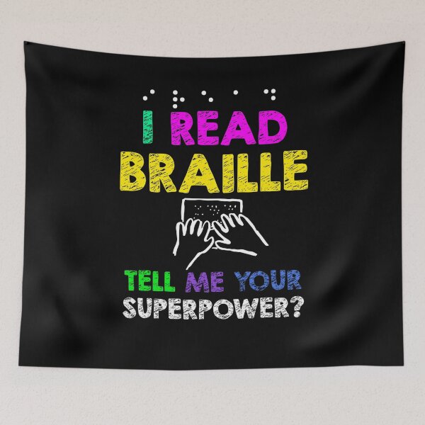 Item preview, Read Braille Superpower T shirt Reader Gift Men Women Kids designed and sold by fostebris.