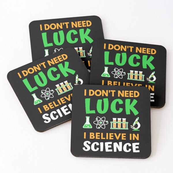 Item preview, St. Patrick's Day Science - I Don't Need Luck, I Believe In Science designed and sold by jadedscientist.