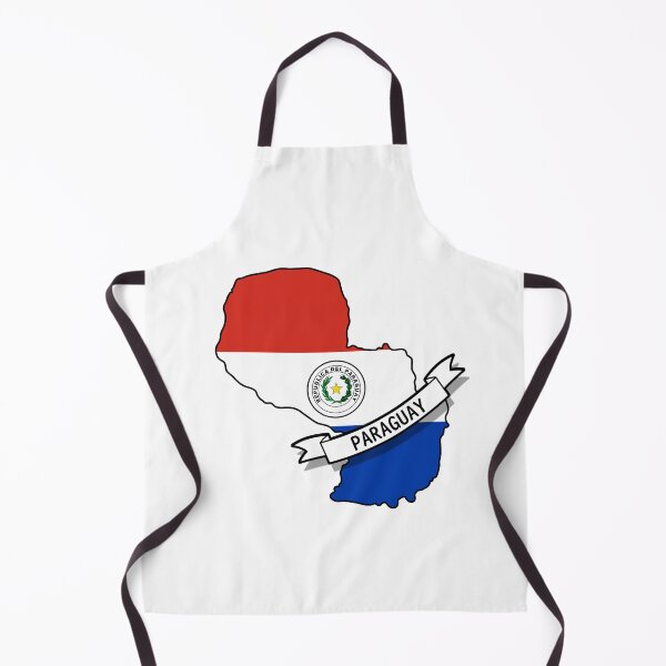 Item preview, Paraguay Flag Map designed and sold by Koi-Art.