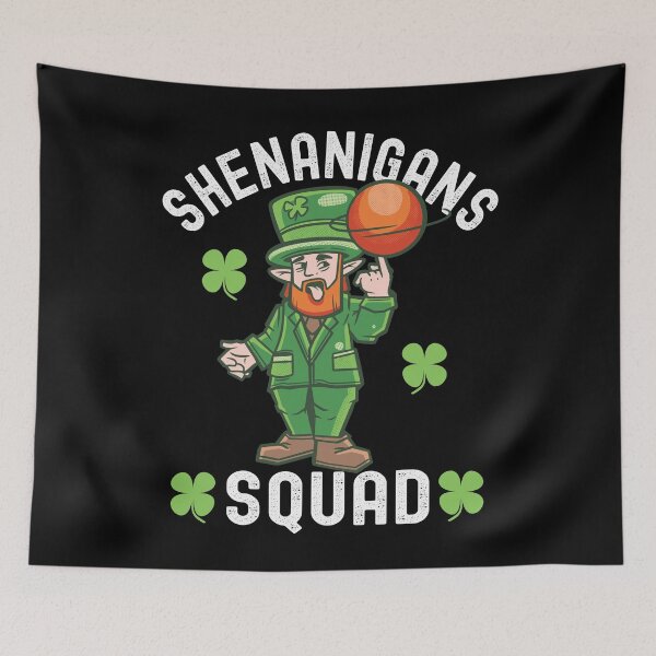 Item preview, Shenanigans Squad St Patricks Day Basketball Group designed and sold by Fabvity.