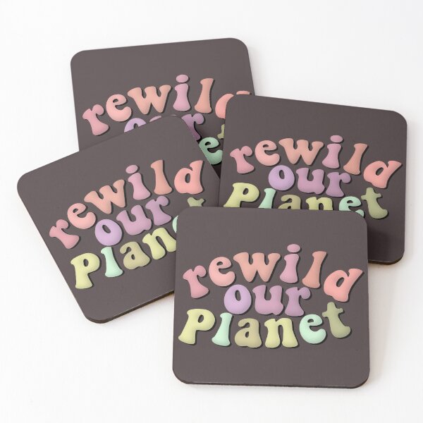 Item preview, Rewild Our Planet Environmental Advocacy Rewilding Green Peach designed and sold by cashewdays.