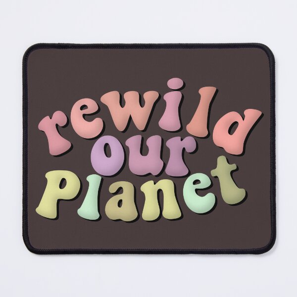 Item preview, Rewild Our Planet Environmental Advocacy Rewilding Green Peach designed and sold by cashewdays.