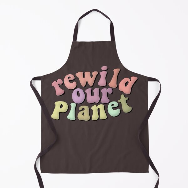 Aperçu de l'œuvre Rewild Our Planet Défense de l'environnement Rewilding Green Peach créée et vendue par cashewdays.