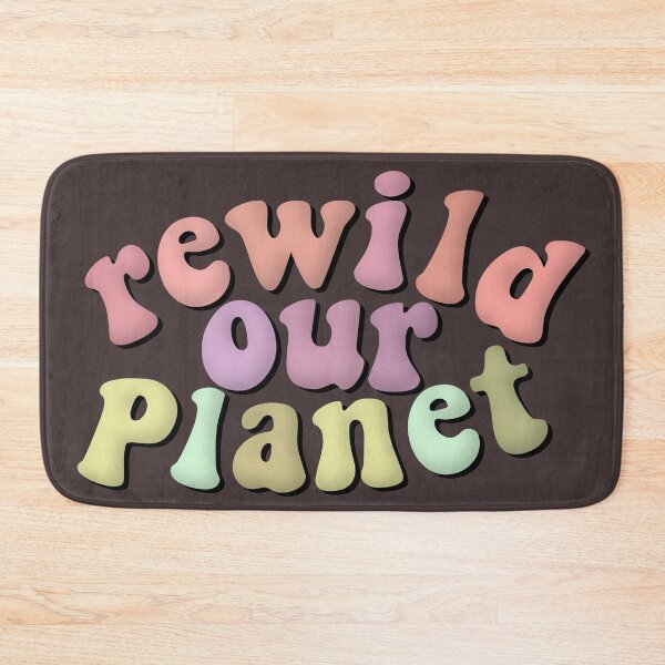 Item preview, Rewild Our Planet Environmental Advocacy Rewilding Green Peach designed and sold by cashewdays.