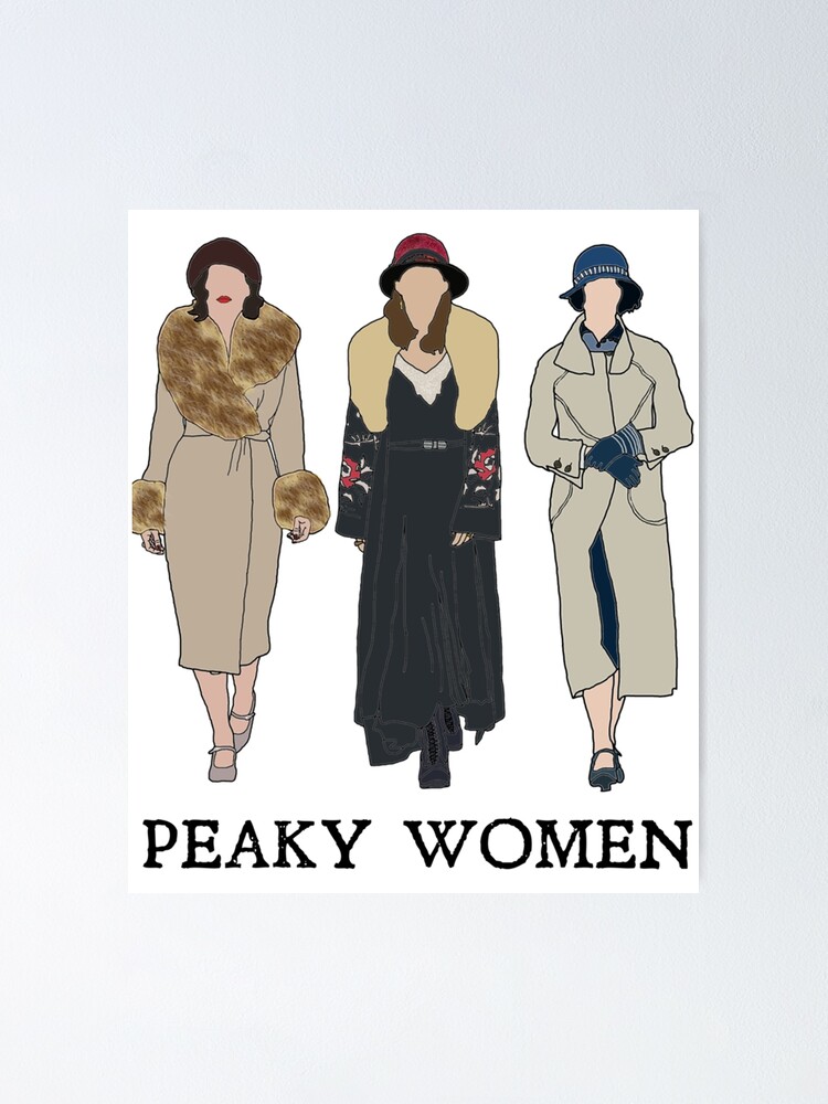 Poster for Sale avec l'œuvre « Peaky Femme Peaky Blinders » de l'artiste  KrisHelen