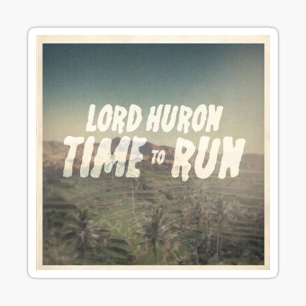 Vista previa del artículo con la obra «Lord Huron Hora de correr», diseñado y vendido por the prairie flower mercantile.