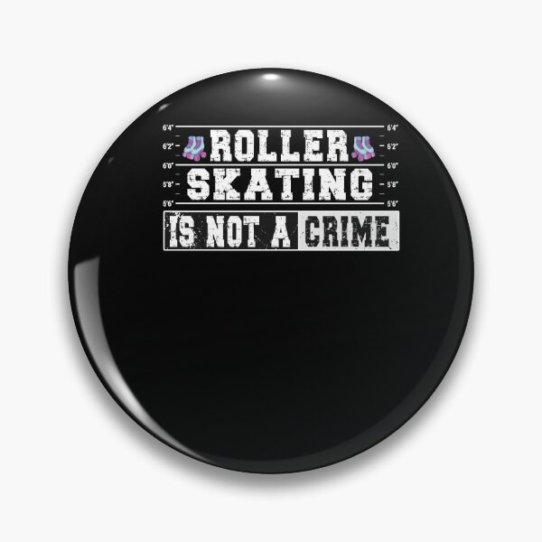 Item preview, Roller skating is not a crime - roller skates designed and sold by dJ-Design.