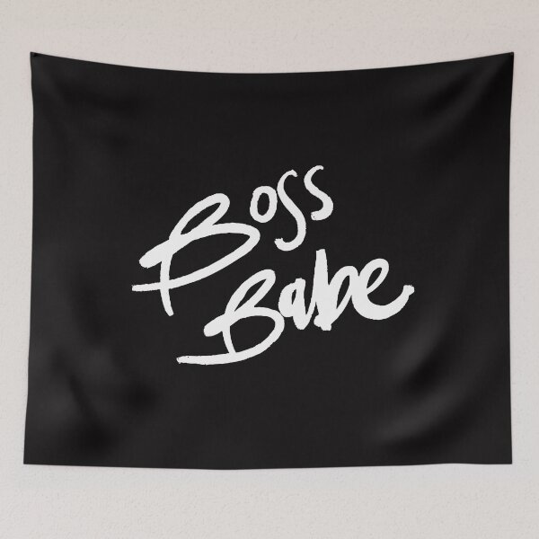 Item preview, Vintage Boss Babe White Bold Cool Typography  designed and sold by garniturex.
