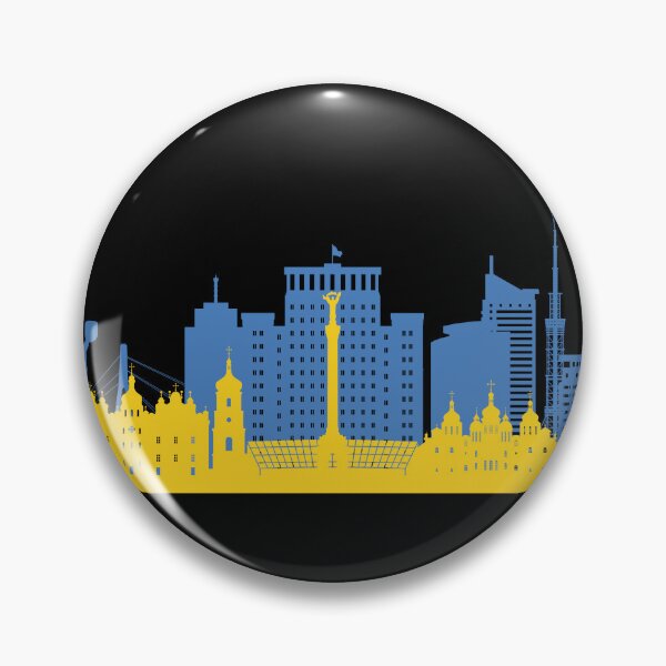Item preview, Pray for Ukrainian peace, Kyiv City, Ukrainian Flag, Russian and Ukrainian  designed and sold by marwan elsaeed.