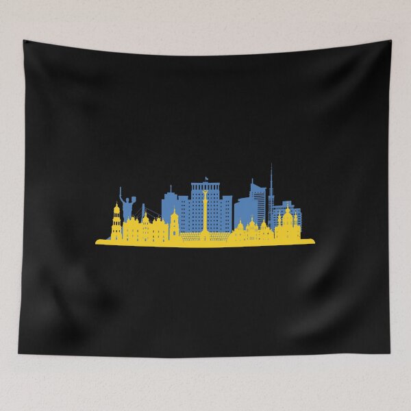 Item preview, Pray for Ukrainian peace, Kyiv City, Ukrainian Flag, Russian and Ukrainian  designed and sold by marwan elsaeed.