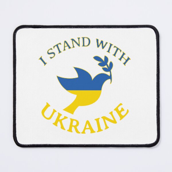 Item preview, I Stand With Ukraine Dove Flag designed and sold by BOBSMITHHHHH.