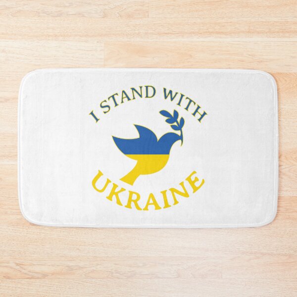 Item preview, I Stand With Ukraine Dove Flag designed and sold by BOBSMITHHHHH.