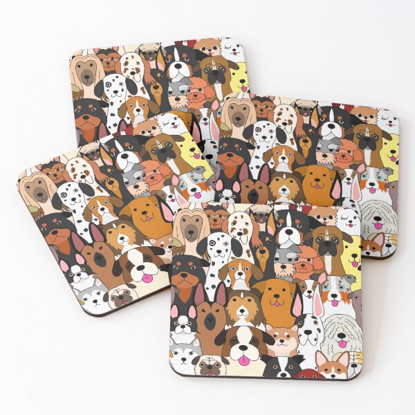 Item preview, Dogs Doggy Puppy Puppies Dog Pattern designed and sold by Spaceshipsells.