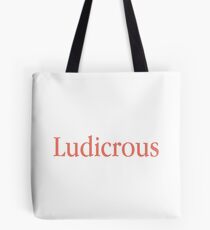Ludicrous Logo - Title Logo Tote Bag