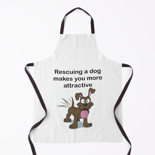 Item preview, Rescuing a dog makes you more attractive: adopt don't shop. Many great dogs looking for their forever homes. A rescued dog is loyal. He's a good boy. designed and sold by Becky Hunter.
