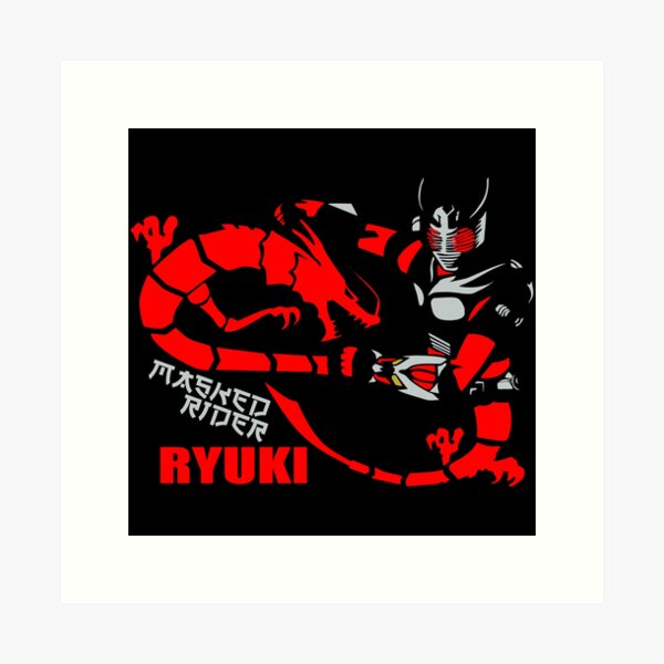 Rider ryuki Art Print