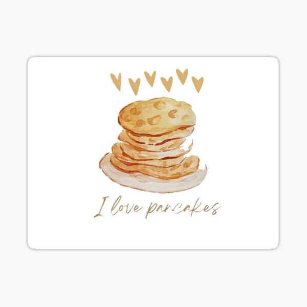 Item preview, National Pancake Day - I love pancakes designed and sold by PomazovaTatiana.