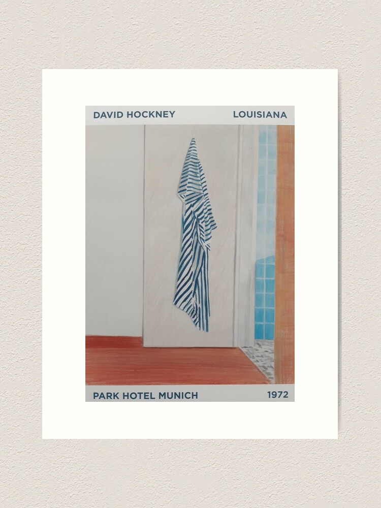 David Hockney Park Hotel Munich 1972