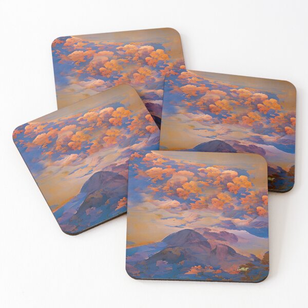 Item preview, Painting of Rocky Mountains designed and sold by CattlettArt.