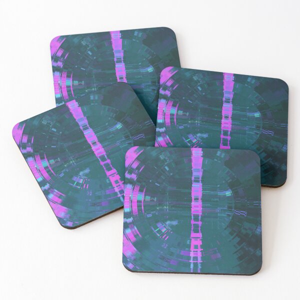 Item preview, Abstract ultraviolet scifi ripples designed and sold by outkast-oasis.