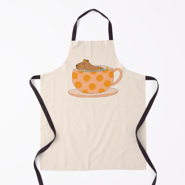 Item preview, Happy Capybara in Yuzu Bath Tea designed and sold by chrispy doodles.