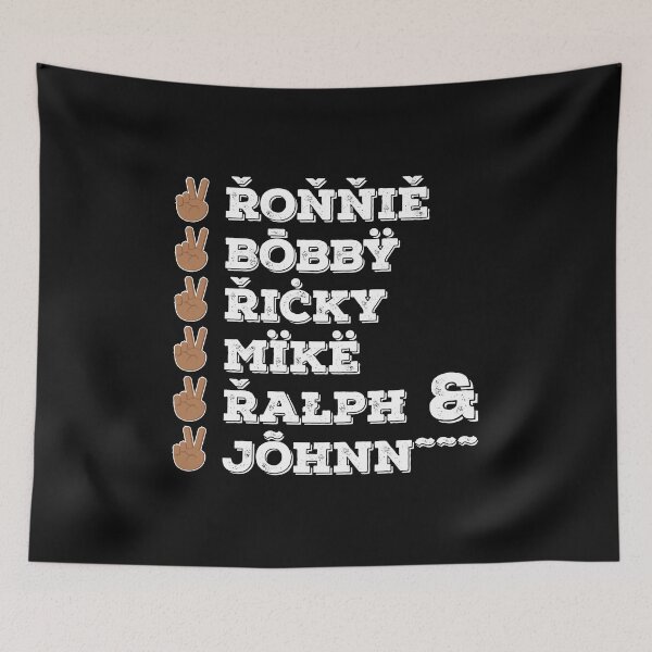 Aperçu de l'œuvre Ronnie Bobby Ricky Mike Ralph et Johnny créée et vendue par soniashah.