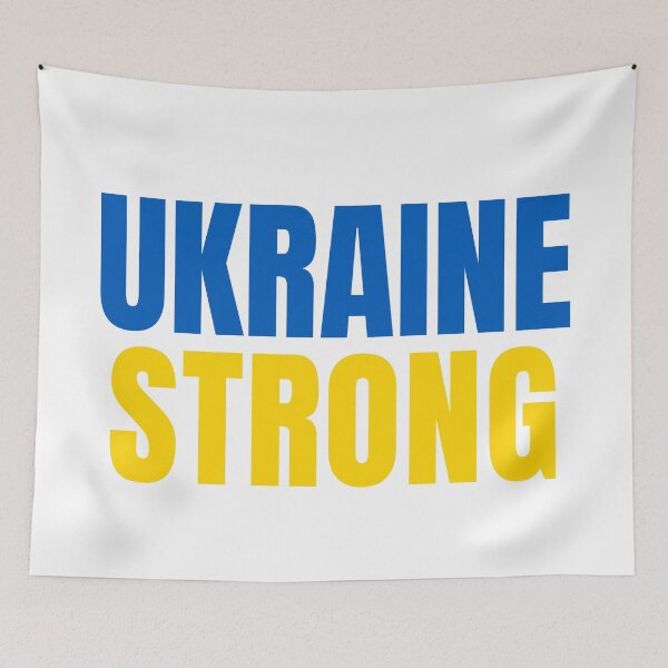 Item preview, Ukraine Strong - Ukraine Flag - Show Support designed and sold by SayWhatYouFeel.