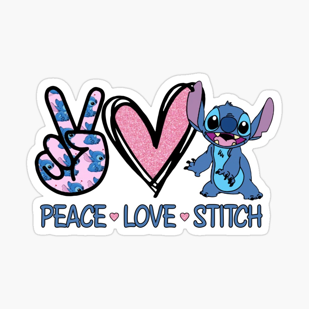 Peace Love Stitch