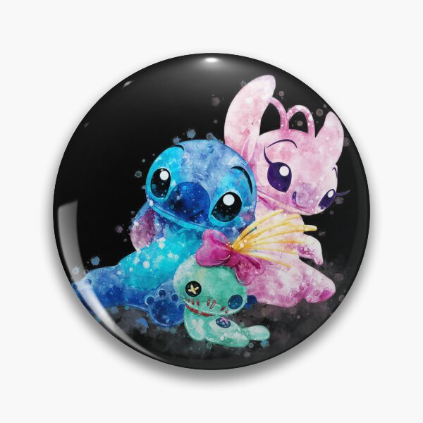 Item preview, Lilo & Stitch Angels Watercolor designed and sold by ThompsonBeauty.