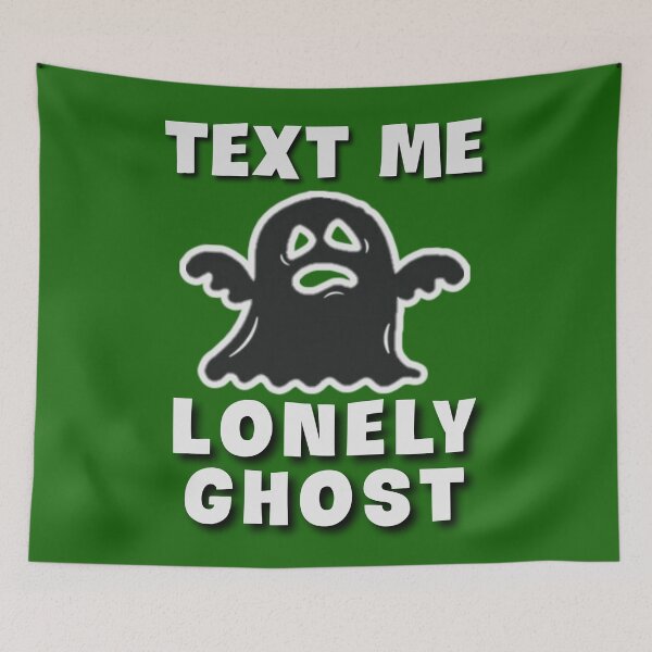 Item preview,  Text me lonely ghost. designed and sold by Umiska.