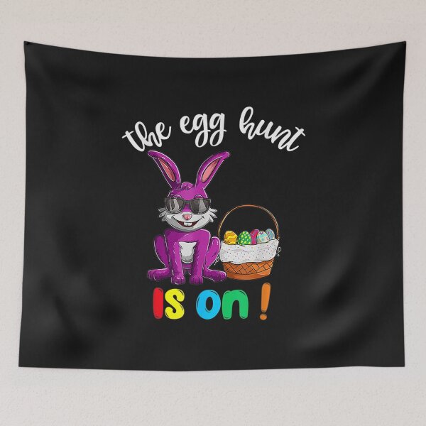 Item preview, The Hunt Is On Easter Egg Hunting Boys Girls Kids  designed and sold by Jonny021.