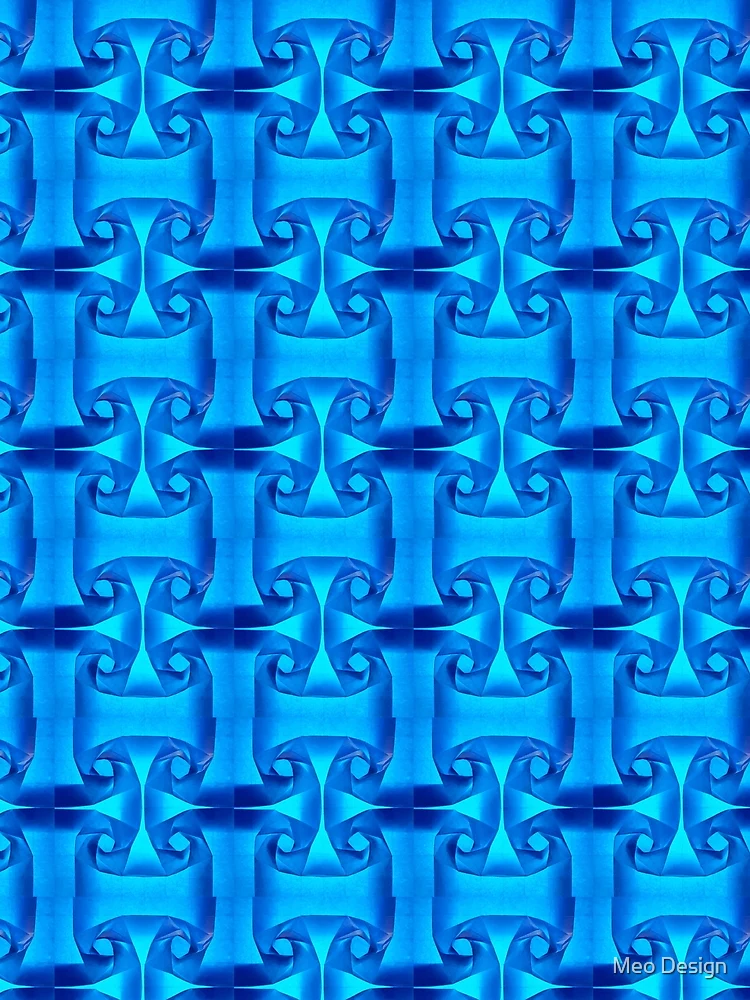 Thumbnail 3 of 3, Scarf, Origami pattern “Roses tessellation” designed and sold by Meo Design.