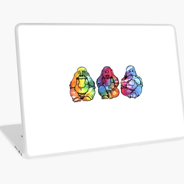 Buddhas: See no, Hear no, Speak no evil 2 Laptop Skin