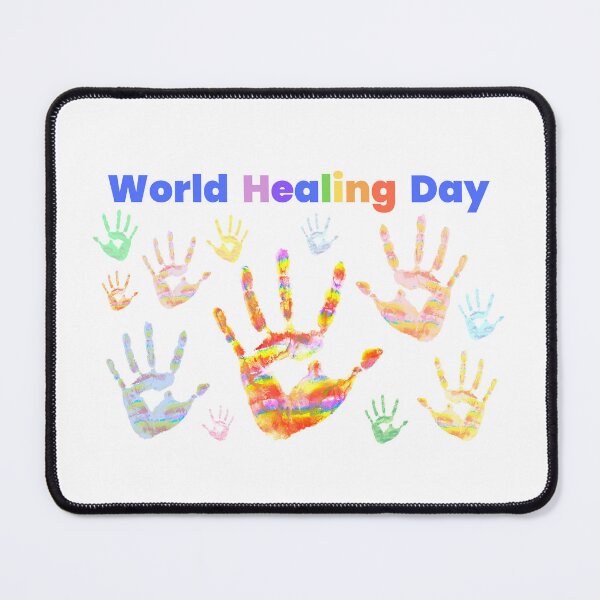 Item preview, Colourful Colorful Rainbow Handprints World Healing Day designed and sold by H3designs.