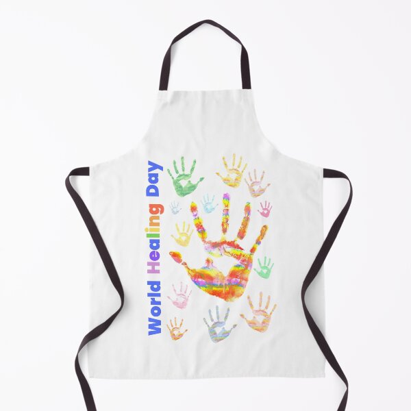 Item preview, Colourful Colorful Rainbow Handprints World Healing Day designed and sold by H3designs.