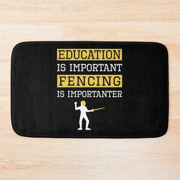 Item preview, La educación es importante La esgrima es más importante Esgrima divertida Camiseta esencial designed and sold by batesyadi3.