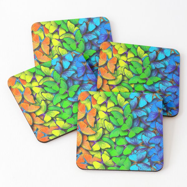 Item preview, Pattern of multicolored butterflies designed and sold by chanchan79.