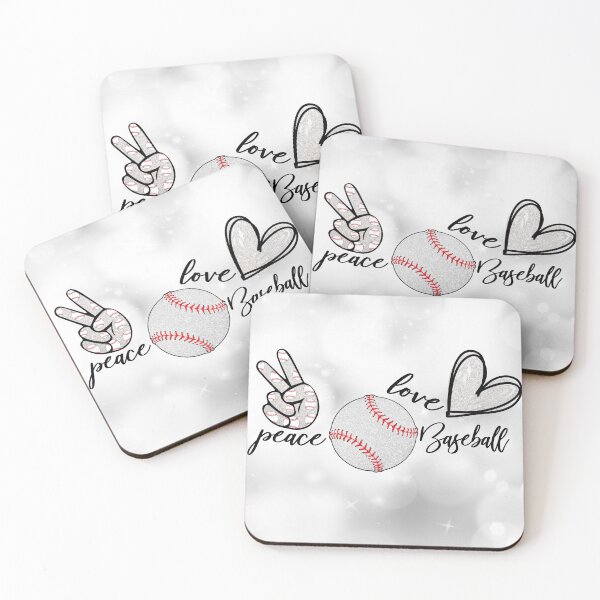 Item preview, PEACE LOVE BASEBALL designed and sold by chanchan79.