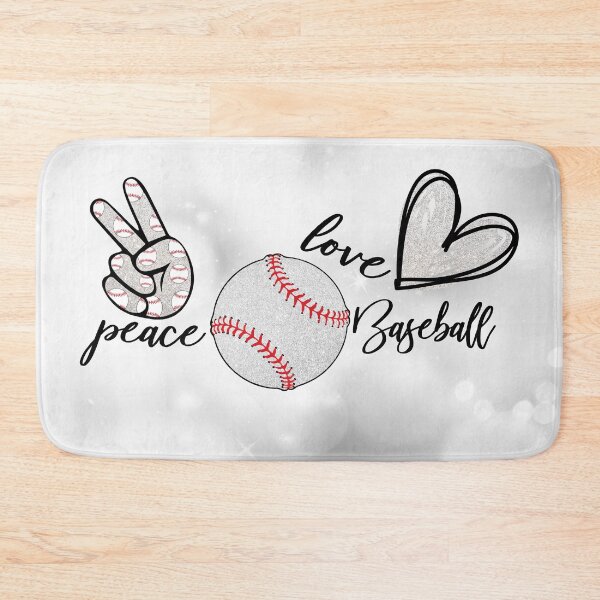 Item preview, PEACE LOVE BASEBALL designed and sold by chanchan79.