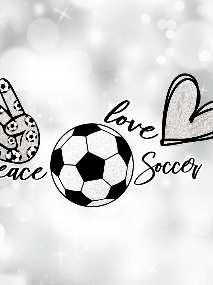 Disover Peace Love Soccer Leggings