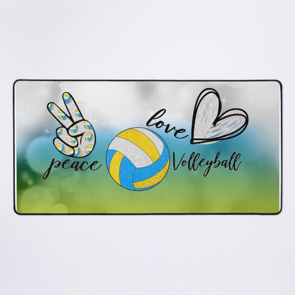 Item preview, PEACE LOVE VOLLEYBALL designed and sold by chanchan79.
