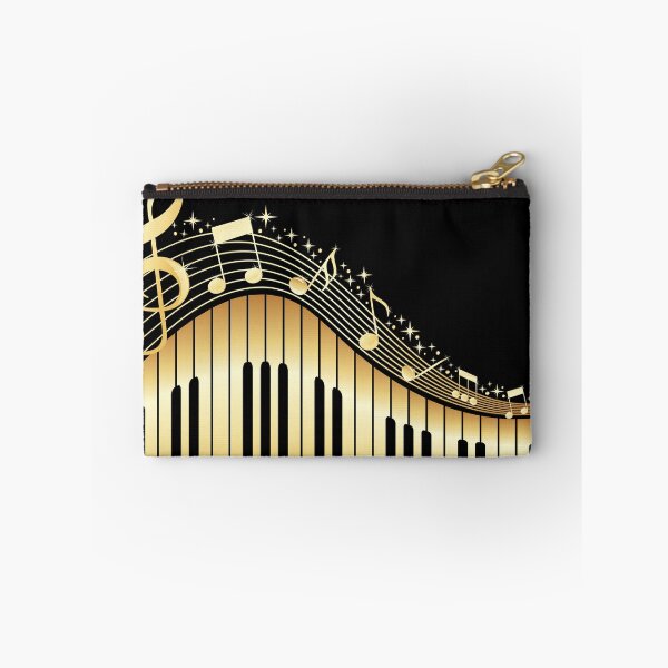 Item preview, Piano Music notes wallpaper gold designed and sold by chanchan79.