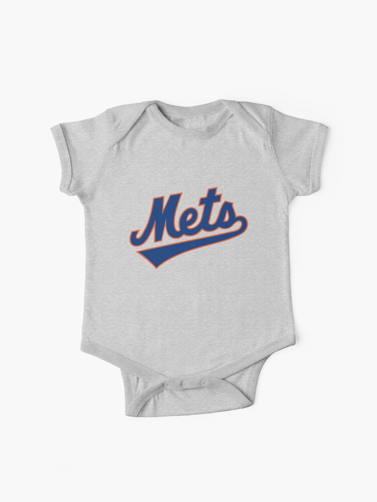 MLB NEW YORK METS NEWBORN SHIRT ONE PIECE BLUE NB