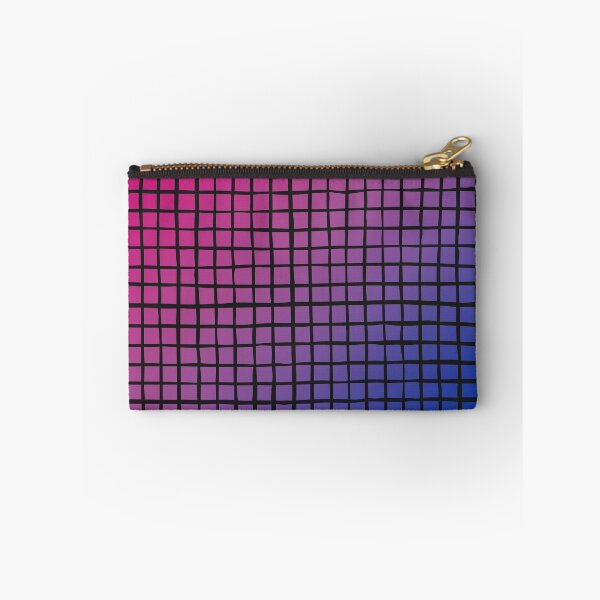 Item preview, Pink Purple Blue Gradient - Black Sketched Grid - Bisexual Colors - Bi Flag designed and sold by SayWhatYouFeel.