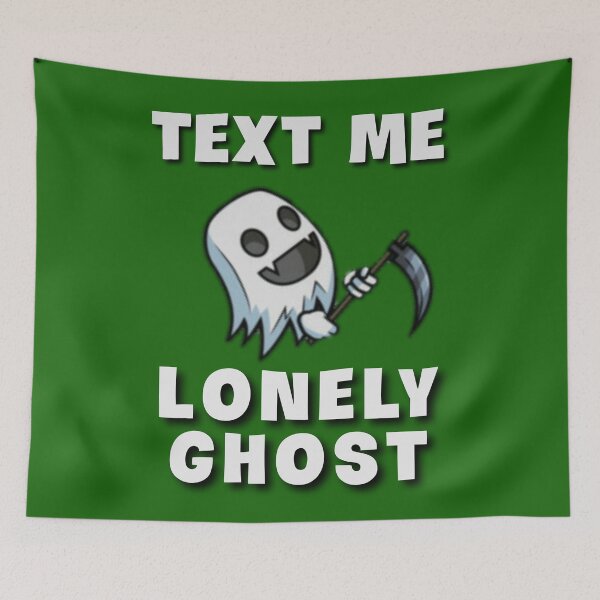 Item preview,  Text me lonely ghost. designed and sold by Umiska.